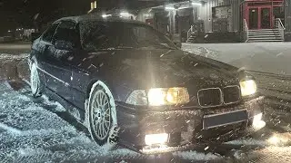POV: Winter Drifting in a BMW E36 325i