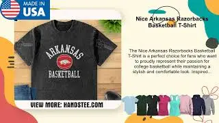 Nice Arkansas Razorbacks Basketball T-Shirt