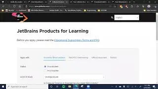 How to Apply For JetBrains Student License