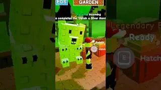 🍀Hatching Polar Bear from 1 Legendary Egg in Grow a Garden #shorts #growagarden