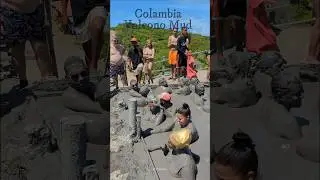 Unique facts about volcanic mud bath ! #mudbath #mud #volcanic #shorts