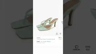 Trendy heels from Ajio under 500 #shorts #youtubeshorts #shortvideo #haul #trending #heels #ajio