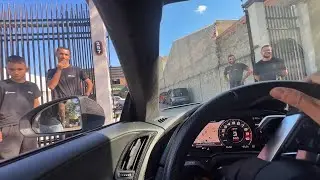 CHEGUEI DE SURPRESA COM O R8 V10 NA 68gang