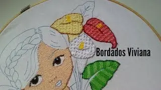 Bordado fantasía ALCATRAZ #3 ( niña de los alcatrazes )