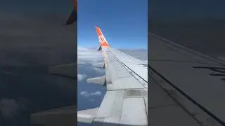 Vista da janela do avi&atilde;o. Voo da Gol com com destino a Goi&acirc;nia.