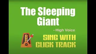 The Sleeping Giant | Trinity Gr. 6 Vocal Exercise High Voice | Sing-Along