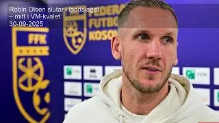 Robin Olsen slutar i landslaget &ndash; mitt i VM-kvalet