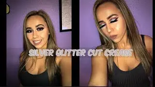 SILVER GLITTER CUT CREASE | Gia Pergolini