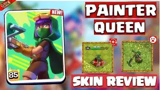Painter Queen Skin Review | TAICOC | Clash of Clans