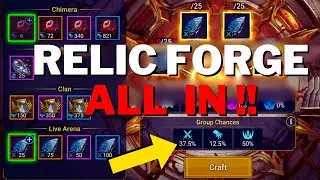Mixing Materials Has Better Chance?? Chasing My First Mythical Relic! Raid Shadow Legend