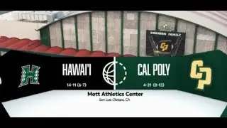 Hawaii Mens Basketball, UH vs Cal Poly, 2/15/24