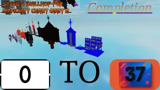 ROBLOX - Speed's Wallhop Per Difficulty Chart Obby 2 - COMPLETION (Every Stage From 0 - 37)