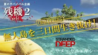 [Stranded Deep] 2 Lives Left - Survive on a Deserted Island for 3 Days! [Slow Commentary] #05