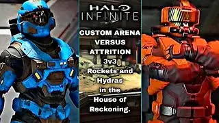 XB1X Halo Infinite G31 S5, 2P local splitscreen Attrition on House of Reckoning, It's Spanking time!