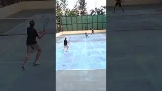 😳 Still can&rsquo;t believe this was missed #TennisReels #UnbelievableMiss #TennisFails #MissedShot