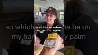 Offered $50 or a Surprise, This Worker&rsquo;s Response Is Unforgettable! #shorts