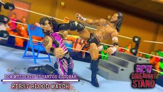 FIRST BLOOD MATCH! DOMINIK MYSTERIO VS SANTOS ESCOBAR! | SCW ONE NIGHT STAND! 