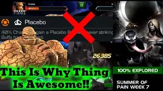 Thing Is The Best Champion For Summer Of Pain Symbiote Supreme! (Easy Solo) | MCOC