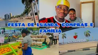 DAILY VLOG EM LUANDA 🇦🇴 | Festa da Cidade na Baía de Luanda + Dia de Compras