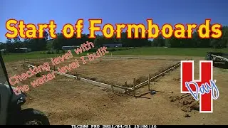 40x70x16 Red Iron Shop build footings and formboards day 4