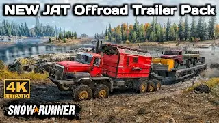 New JAT Offroad Trailer Pack In SnowRunner Season 15 #snowrunner #offroad #truck