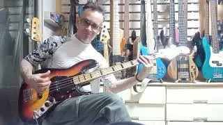 Винтажные бас-гитары MIJ эпохи судебных разбирательств: Teisco Jazz Bass середины 70-х. САУНДЧЕК / ДЕМОНСТРАЦИЯ БАС-ГИТАРЫ