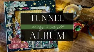 How To Make A Vintage Christmas Album With Graphic 45 Merry & Bright Kit &ndash; DIY Tutorial
