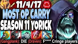 Our Moderators made us do the MOST OP Season 11 Yorick CARRY 🔥 LoL TOP Yorick Preseason s11 Gameplay