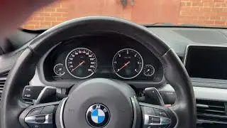 Запуск дизельного BMW x6 после ночи на улице в -25 градусов.