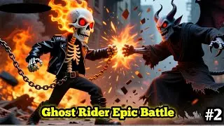 Ghost Rider vs Evil Forces Cinematic Action Animation Part 2