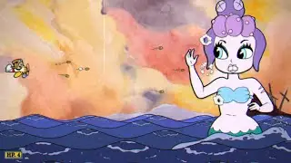 Cuphead - Cala Maria Boss Fight With Ms. Chalice