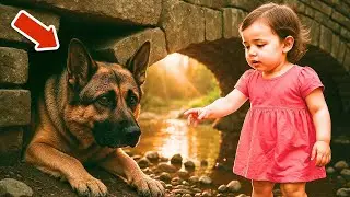 Baby Girl Found a German Shepherd Trapped Under an Old Bridge &ndash; What She Did Next Melted Hearts