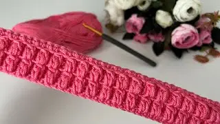 ОЧЕНЬ ПРОСТАЯ УЗОР ДЛЯ ДЕТСКОГО ОДЕЯЛА КРЮЧКОМ 💕 РУКОВОДСТВО ПО ВЯЗАНИЮ КРЮЧКОМ #вязаниекрючком
