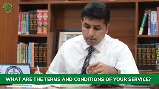 #01 Terms and Conditions of Service | معاہدہ ملازمت کیا ہے