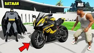 I Stole EVERY BATMAN SUPER BIKES From BATMAN in GTA 5!