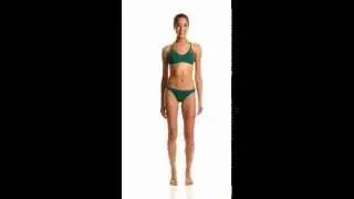 Illusions Hunter Green Two Piece Swimsuit Set | SwimOutlet.com