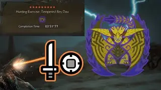[MH:Wilds | PS5] Hunting Exercise: Tempered Rey Dau 03'51