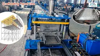 Steel Scaffold Plank Panel Roll Forming Machine | Scaffolding Plank Walk  Board  Machine
