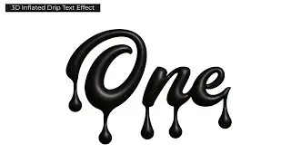 Create 3D Inflated Drip Text Effect In Illustrator &ndash; Step by Step Tutorial