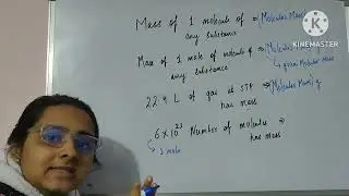 Mole Concept/Some Basic Concepts of Chemistry/ Class 11th/NEET