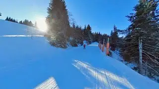 St. Johann in Tirol ski runs blue 1g & red 5a - GoPro Max in 360