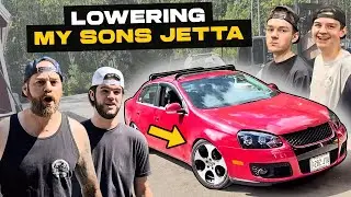Lowering My Sons VW Jetta with Raceland Coilovers