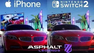 Asphalt Legends Nintendo Switch 2 Edition Vs iPhone 17 Pro - Side by Side Game Comparison