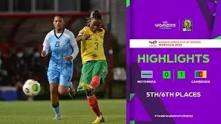 Botswana 🆚 Cameroon - TotalEnergies Women's Africa Cup of Nations 2022 - 5th/6th Places