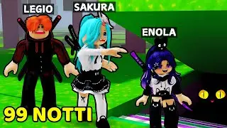 99 NOTTI NELLA FORESTA MA CON UN BUNKER! - ROBLOX ITA