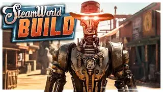 🔴 Steampunk Western Robot Mining City Building Game // Steamworld Build