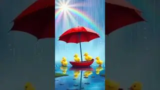 🐥 They Found a Floating Umbrella... and It&rsquo;s the CUTEST Thing Ever! ☂️😭 #shorts #shortsfeed #duck