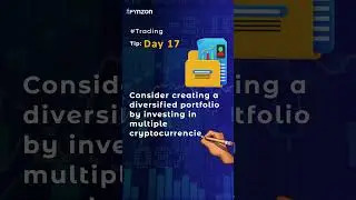 Creating a Diversified Portfolio | Day 17| Cryptocurrency Tips | #shorts  #portfolio