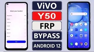 VIVO Y50 FRP BYPASS ANDROID 12 WITHOUT PC | VIVO (1935) GOOGLE ACCOUNT BYPASS | VIVO Y50 FRP UNLOCK