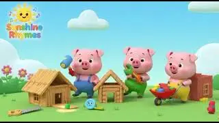 Three Little Pigs 🐷 Teamwork Story Song for Kids Sunshine Rhymes